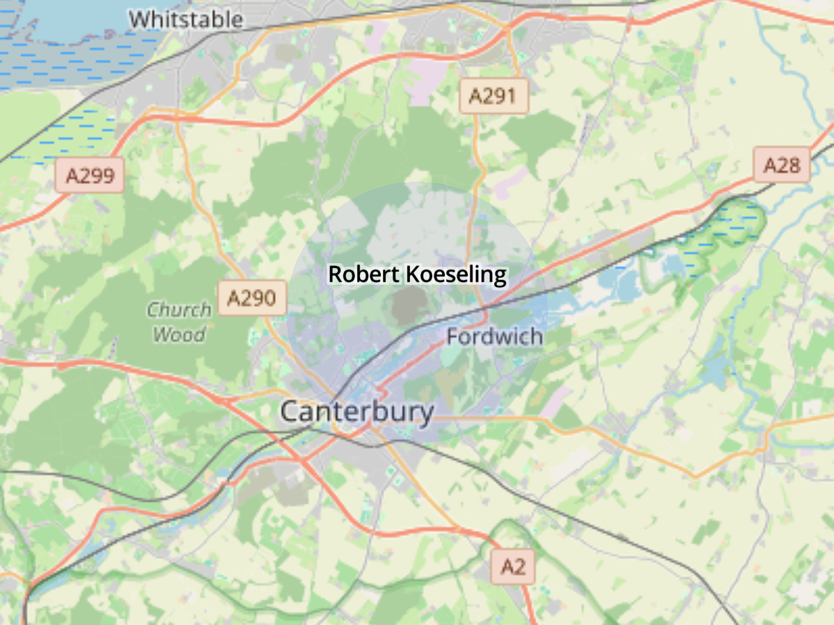 Mapa dla markera: Robert Koeseling